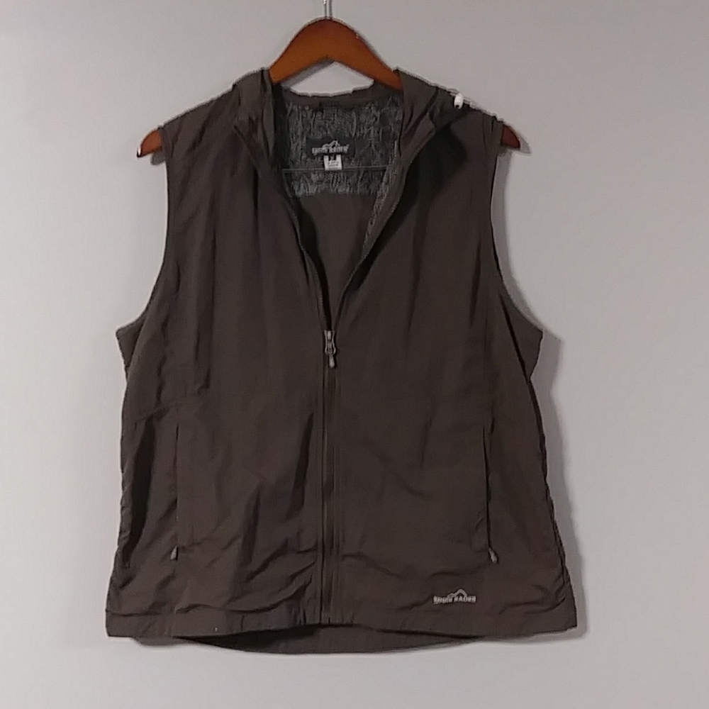Eddie Bauer hooded vest.